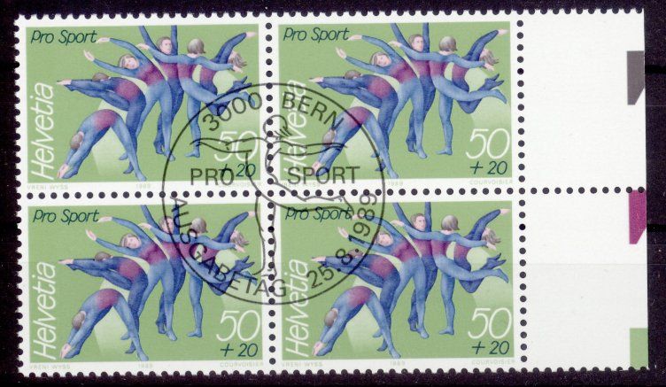 Tutti i francobolli: 1989, Pro Sport, ET – Usato da Willisau venduto da Vollstempel