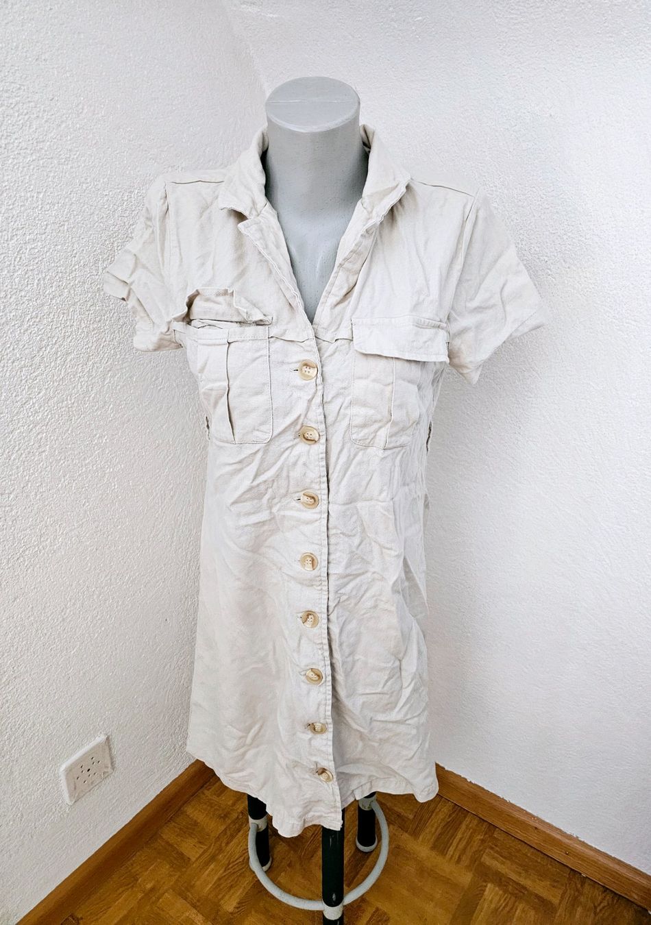 Vestiti: Chices Kleid mit Leinen Gr. S – Usato da Füllinsdorf venduto da Sunnebliemli7 2
