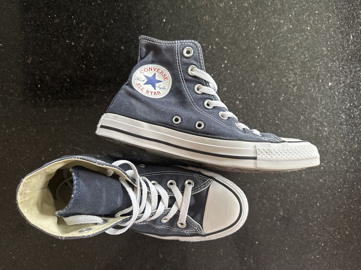 Coole Converse All Stars Chucks, Grösse 37, Blau (Gebraucht) in