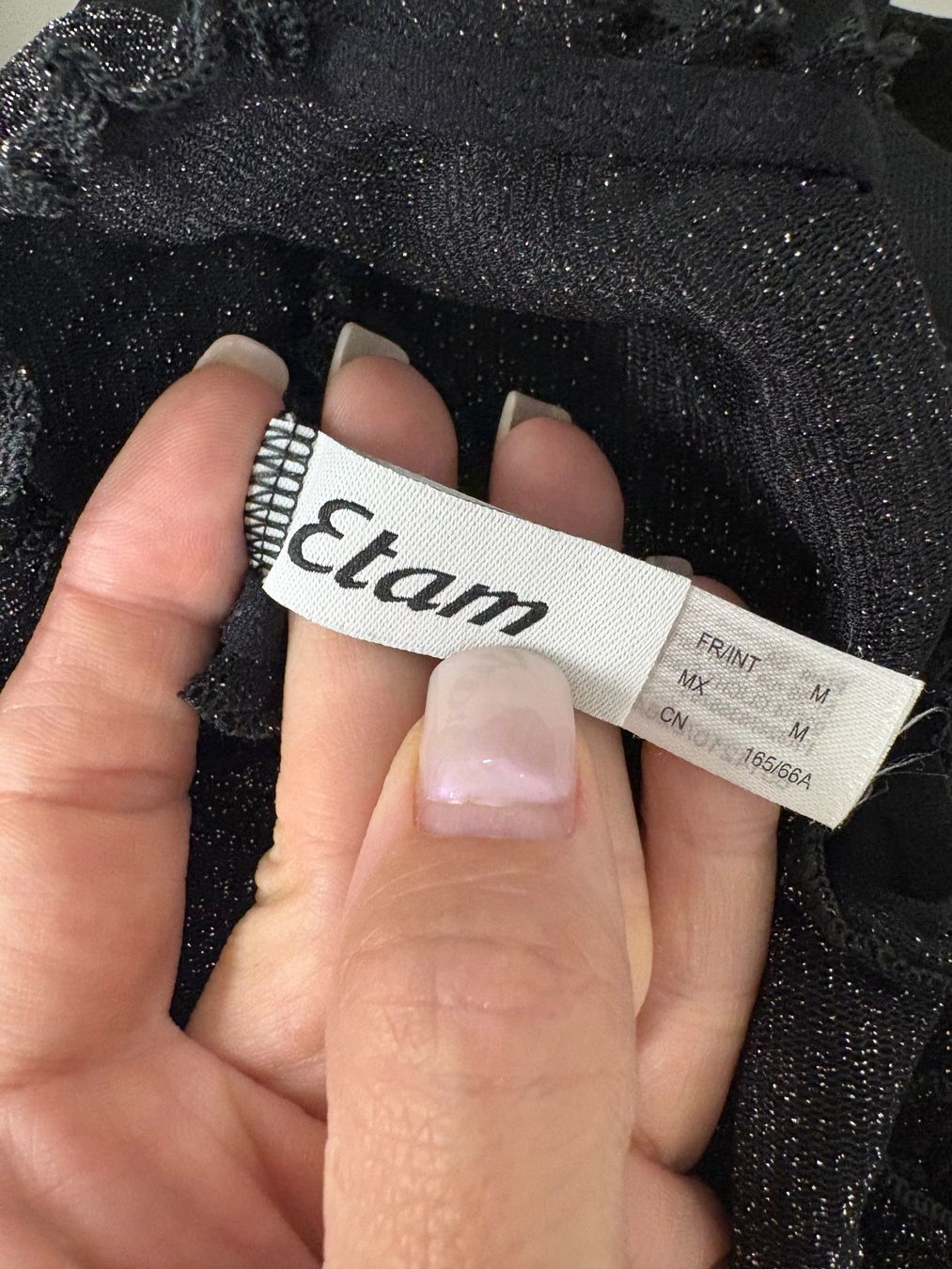 Etam Altra biancheria intima: Etam Slip Schwarz Glitzer Grösse M – Nuovo (secondo la descrizione) da Regensdorf venduto da secondchancefashion 2