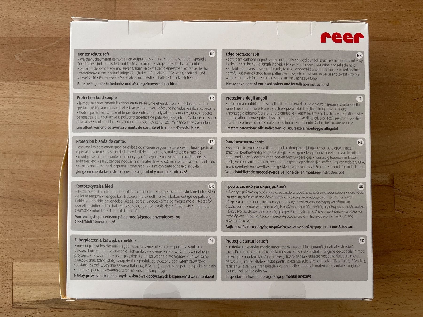 Reer Sicherheit: Kantenschutz soft, Marke reer, neu – Neu und originalverpackt aus Gipf-Oberfrick von Womek 1
