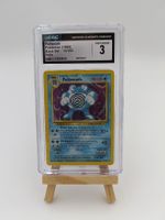 Pokémon Poliwrath Base Set Holo CGC 3 | Vintage Slab 1999