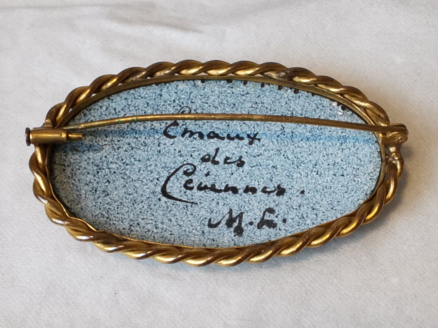 Spille & Fermagli: Brosche "Emaux des Cévennes" – Blumen – Usato da Reinach BL venduto da Coin-Vintage 1