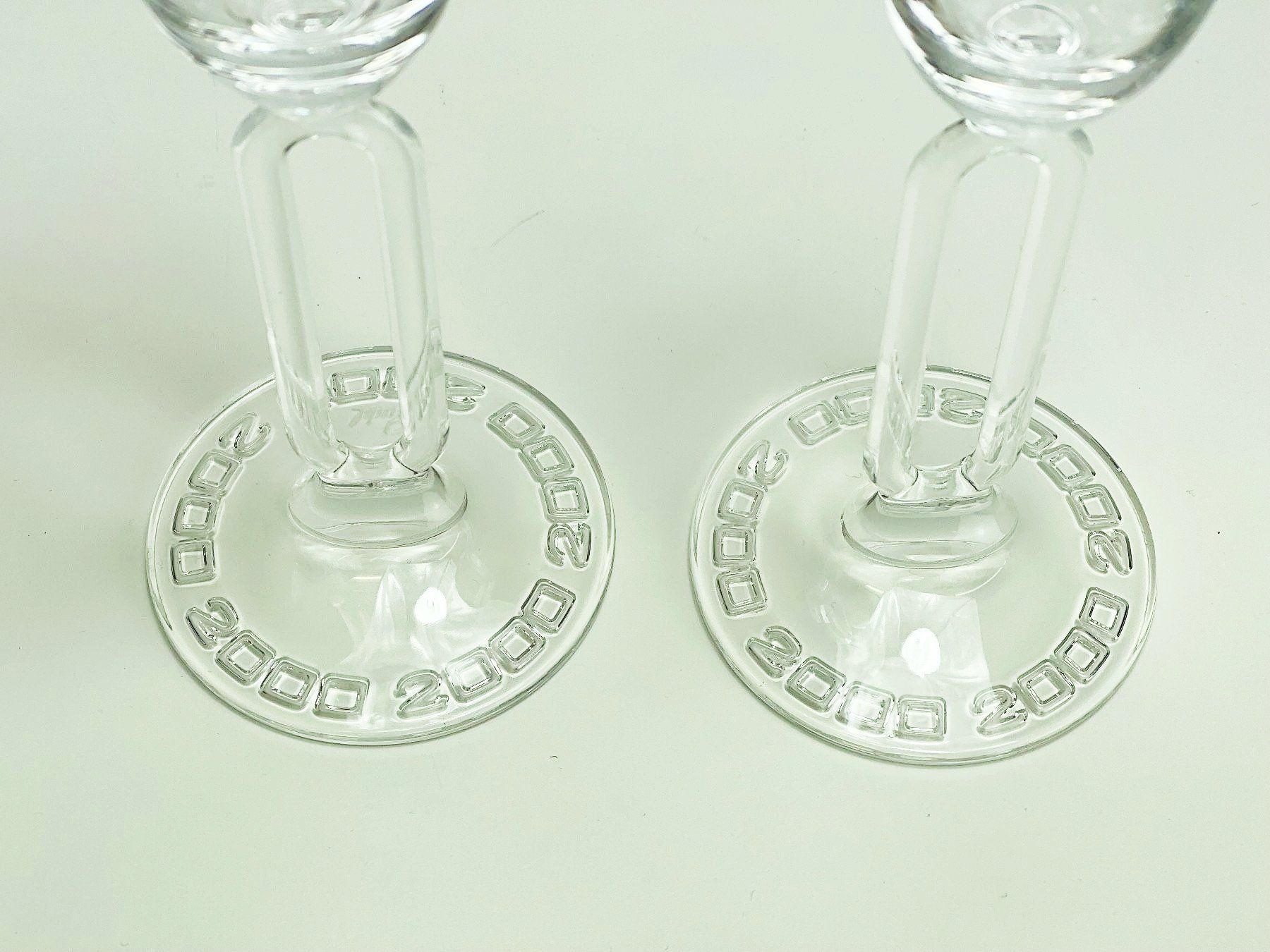 Riedel Bicchieri: 2 RIEDEL Champagnergläser RDL20 Millenium Edition – Usato da Zürich venduto da Arche_Brockenhaus 2