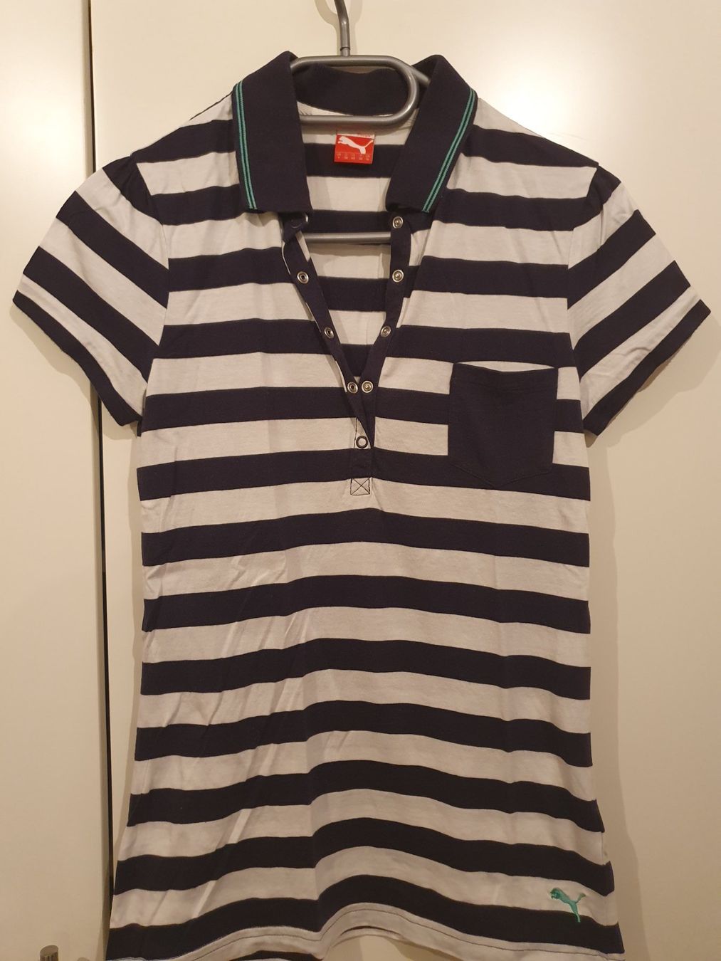 Puma Magliette Polo: Poloshirt Puma Gr. S gestreift – Nuovo (secondo la descrizione) da Heinrichswil venduto da sabi2809