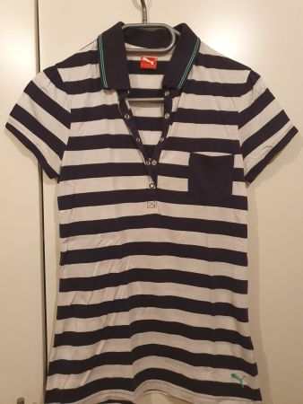 Poloshirt Puma Gr. S gestreift