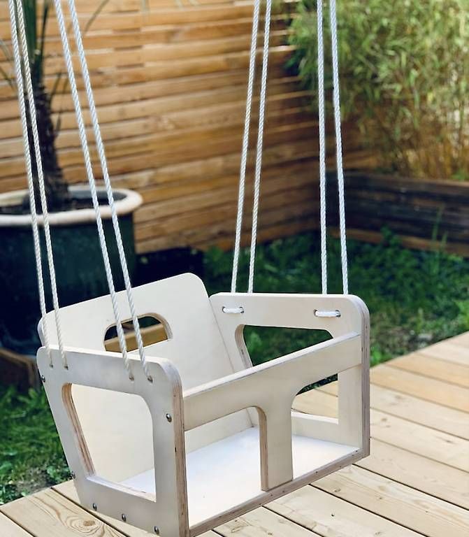 Altre altalene da giardino: Schaukel Baby aus Holz – Usato da Wohlen b. Bern venduto da nicolez8 4