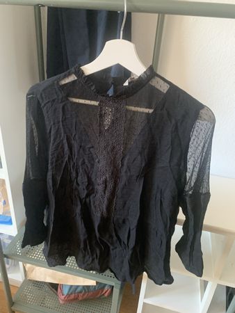 Clockhouse Bluse Gr. 44, schwarz