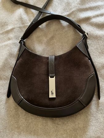 Braune Tasche Wildleder, Ralph Laurent