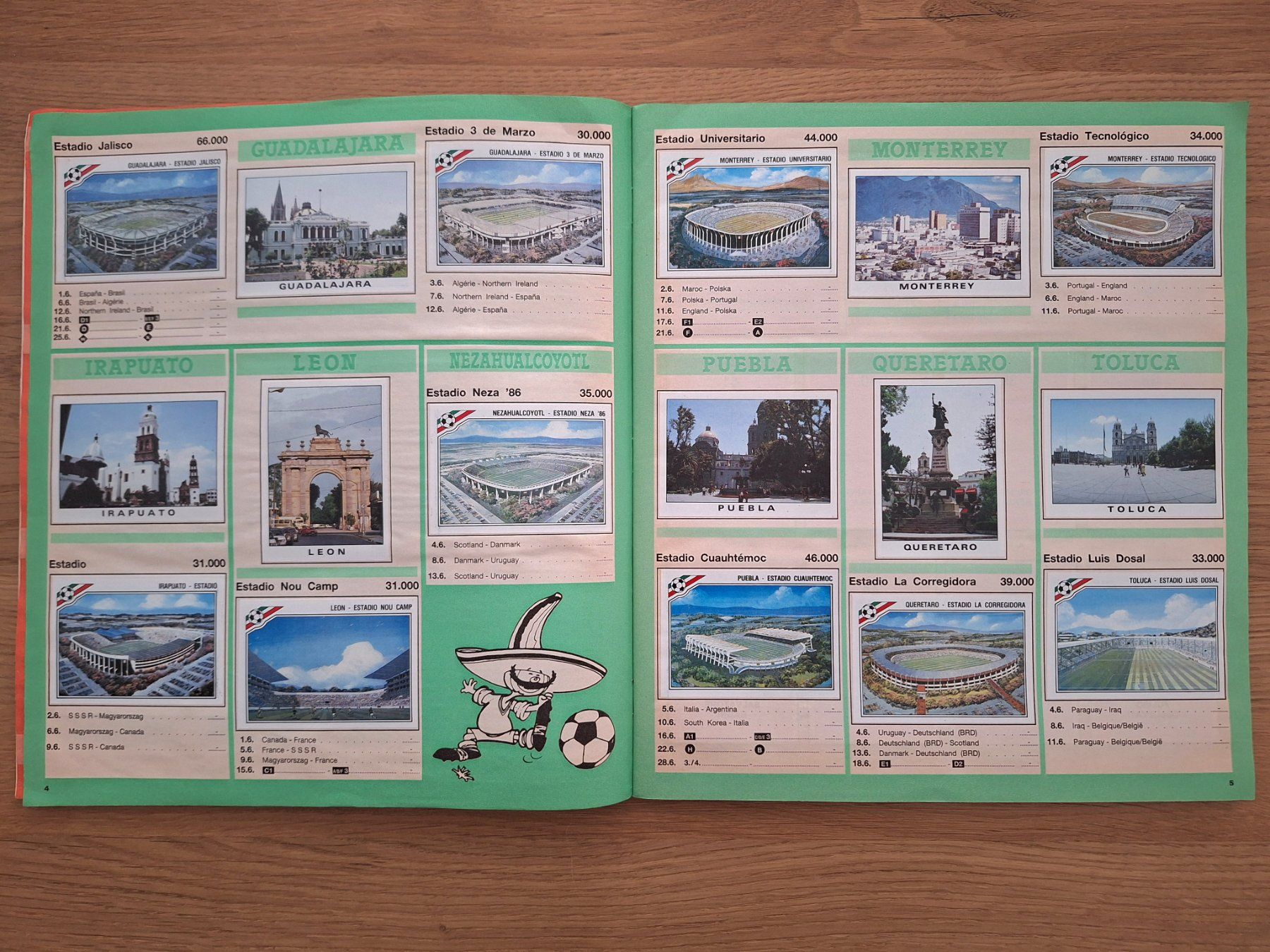 Panini Alben: PANINI WORLD CUP 1986 – Gebraucht aus St. Gallen von Matrix023 1