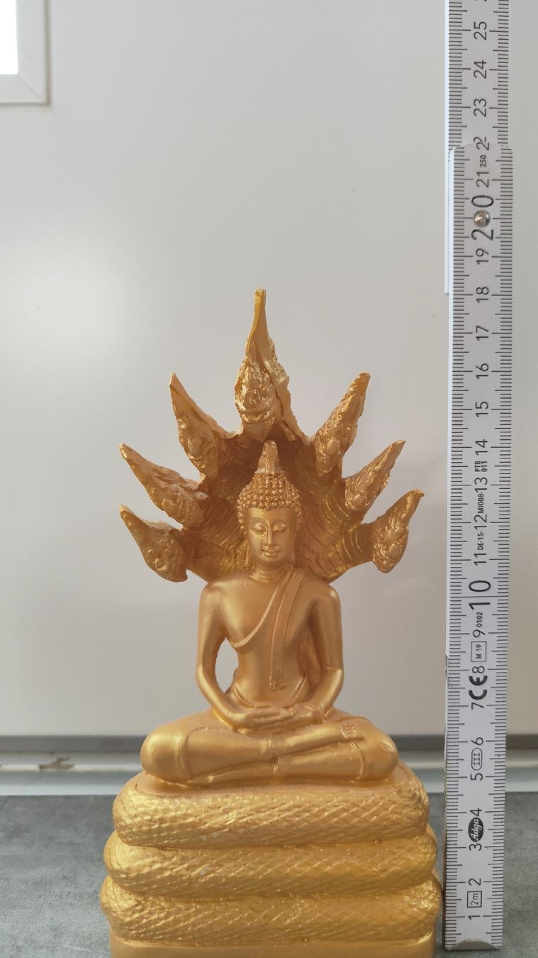 Tutte le decorazioni: Buddha Figuren Set, 3 teilig, Goldig – Usato da Trachslau venduto da fusake.ch 2
