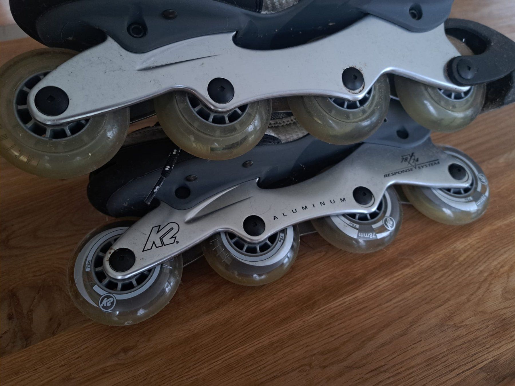 K2 Inline-Skating & Rollschuhe: K2 Inlineskates Velocity Ti-M, Grösse 42.5 – Gebraucht aus Wolfhausen von Dragons01 1