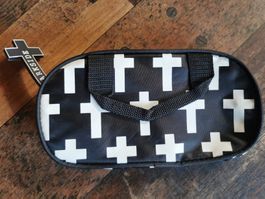 Schminketui Schminktasche Kreuz 666 NEU Kosmetiktasche cross