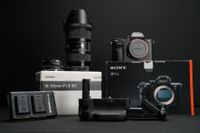 Sony Alpha A7S II - lichtstarke Kamera + Objektiv / 4 Akkus
