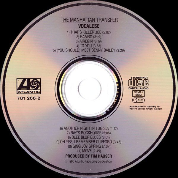 CDs: the Manhattan Transfer - Vocalese – Gebraucht aus Unterbäch von dadin 2