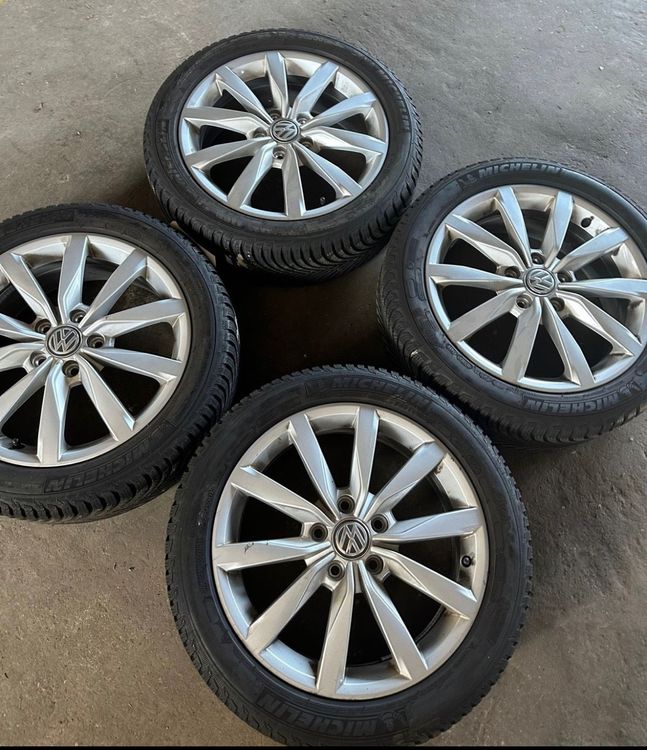 VW Golf 7 Dijon R Line 17 Zoll Winterreifen 205/50R17 7mm (Gebraucht ...