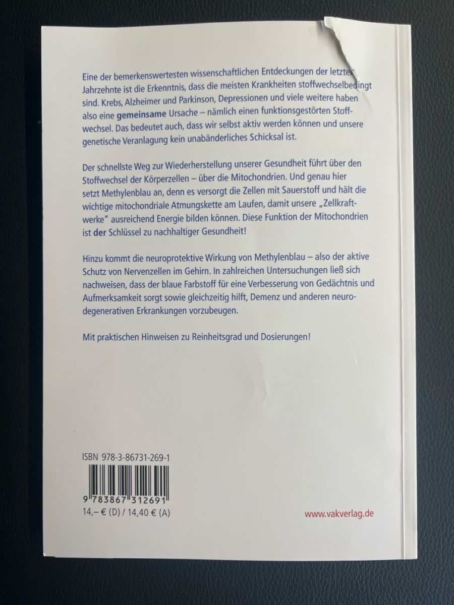 Libri: Methylenblau - Mark Sloan – Usato da St. Antoni venduto da naefp 1