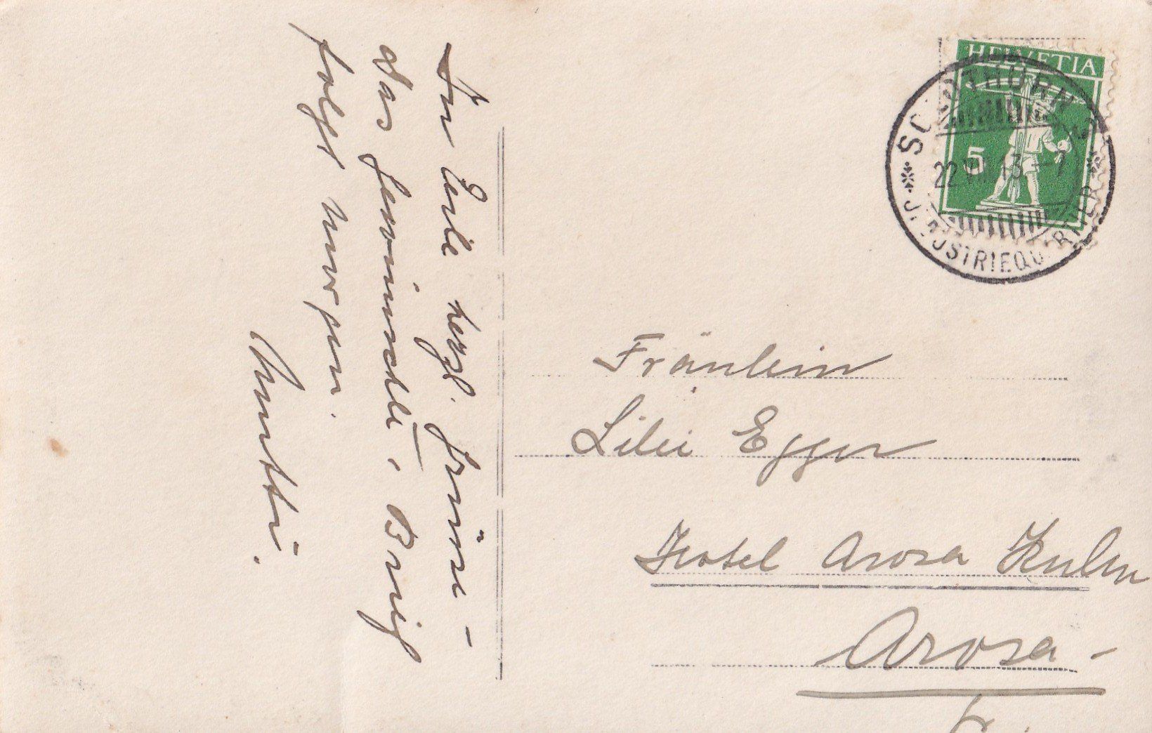 Cartoline postali: Solothurn Einzelhaus Privataufnahme – Usato da Olten venduto da clotaldi 1