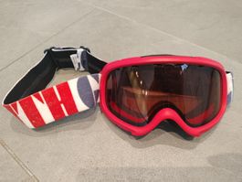Smith Kinder-Skibrille rot ca. 6-8jährig