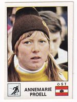 Annemarie Proell OST Sport Vedettes Panini N° 223