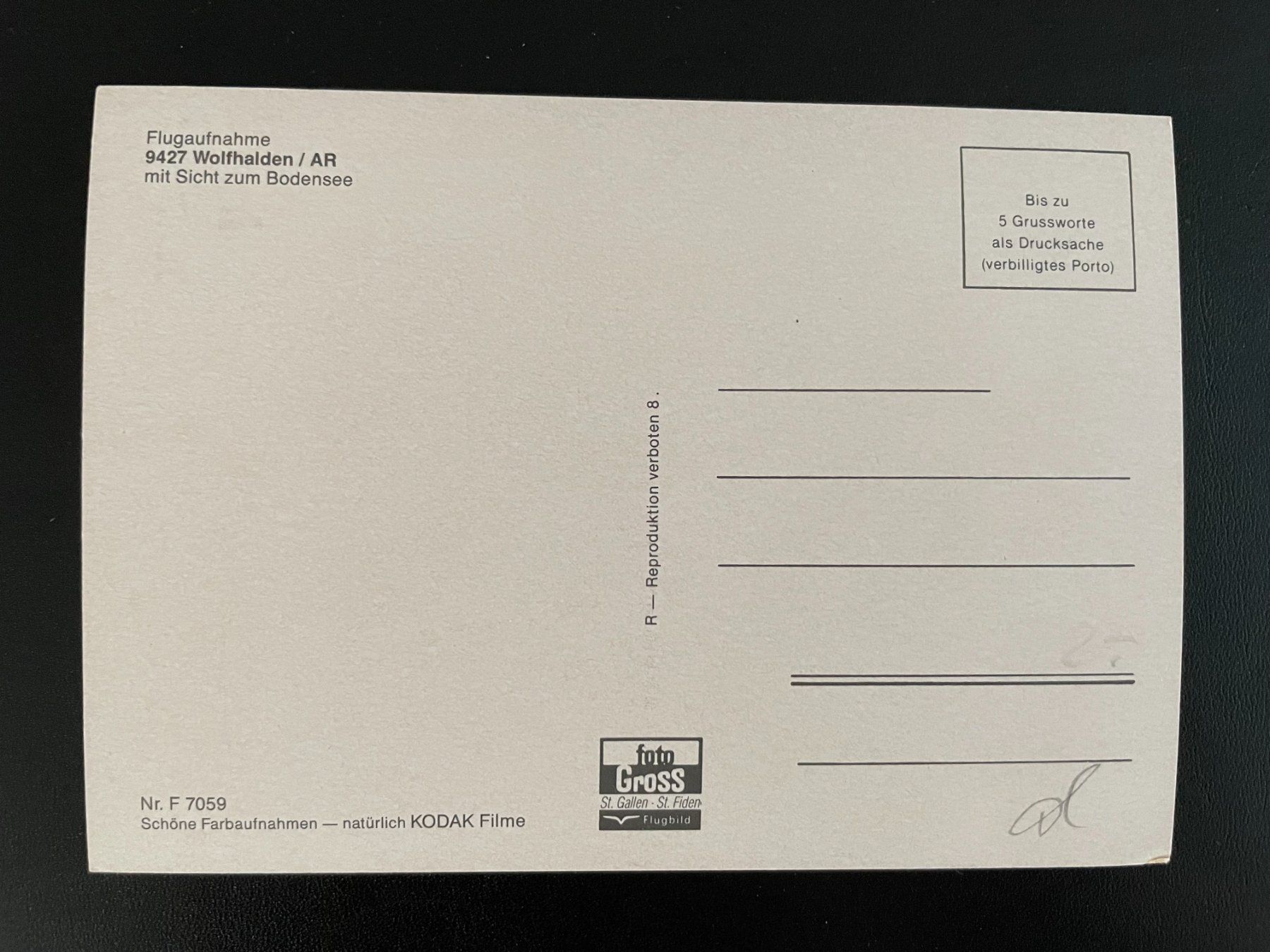 Cartoline postali: AK AR Wolfhalden – Usato da Thal venduto da Danny82 1