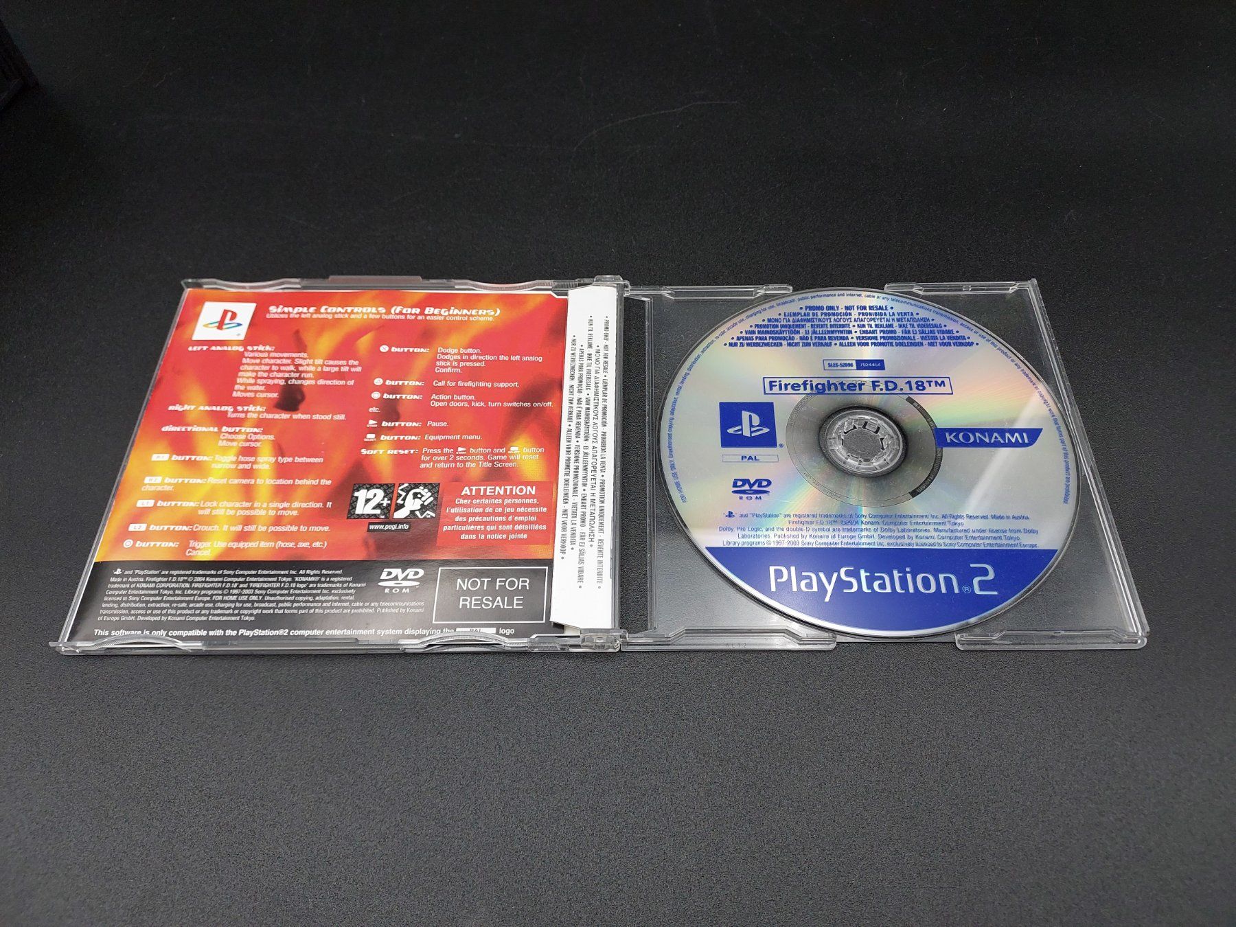 Spiele: Firefighter F.D.18, Playstation PS 2 Promo CD – Gebraucht aus Wil SG von Donaldus 3