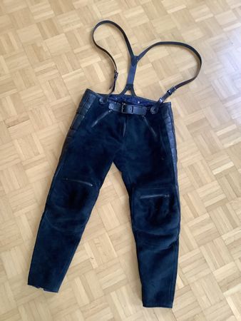 El Solitario Rascal Motorrad Lederhose XL schwarz NP EUR 930