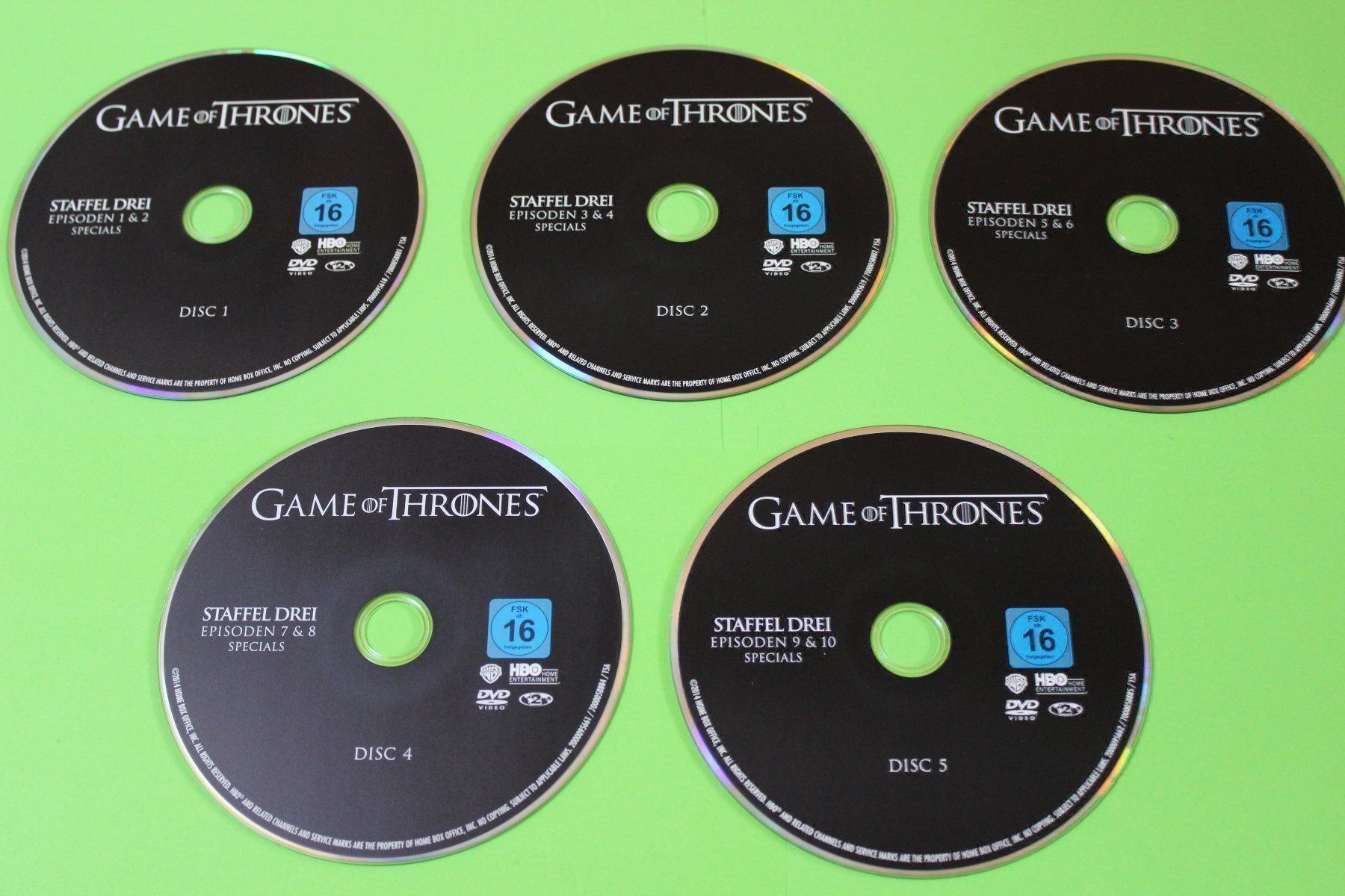 Tutti i DVDs: GAME OF THRONES - STAFFEL 3 (5DVDs)!!!!! – Usato da Tübach venduto da JamesStone 1