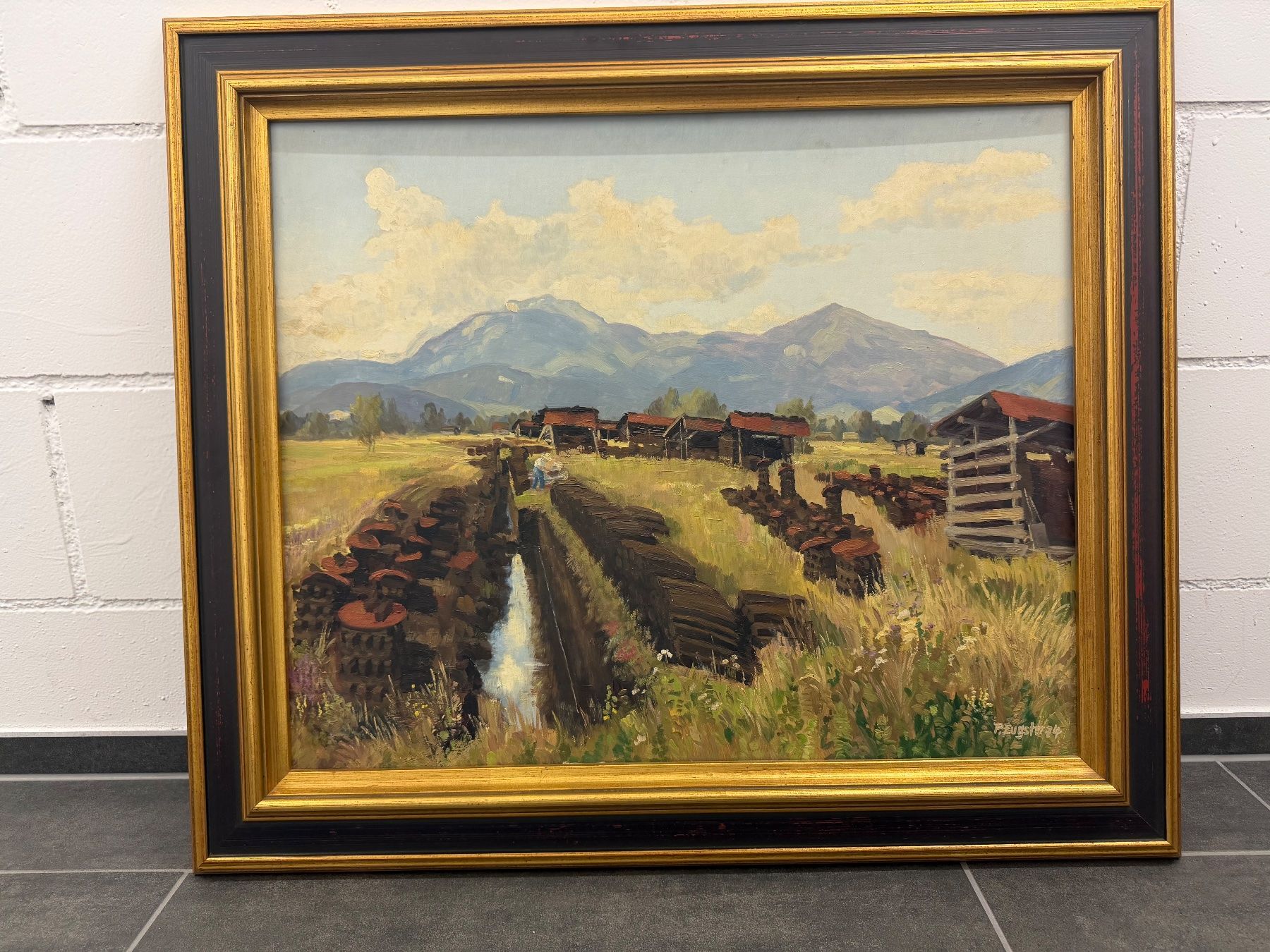Dipinti: Original Ölgemälde P. Eugster 1974 – Usato da Horn venduto da HanSolo.