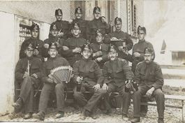 Militär NW + OW Soldaten Bataillon 4 wo? 1912 Motiv