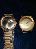 Montres vintages automatiques plaquée or.