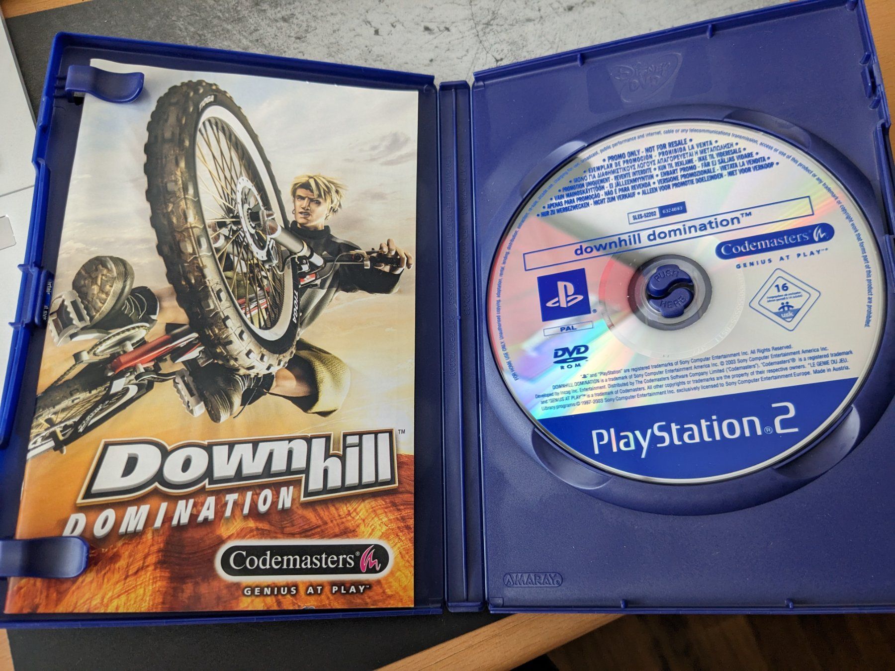 Sony Giochi: Downhill Domination -  Playstation 2 PS2 Spiel PROMO VERSION – Usato da Hünenberg See venduto da SpecialEditionGaming 1