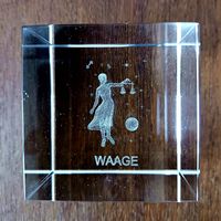 Sternzeichenwürfel Waage | wie Swarovski