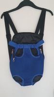 Sac de portage bébé bleu et noir souple