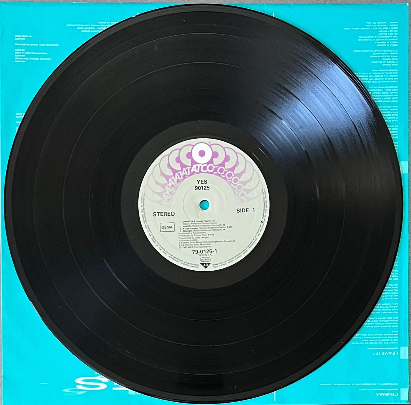 Dischi in vinile: YES -  90125      Vinyl - LP – Usato da Horw venduto da Belowzero0 4