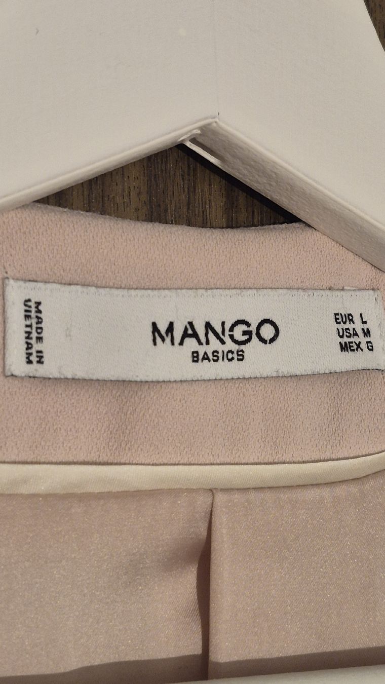 Mango Giacche: MANGO Blazer Damen Grösse L rosa gebraucht – Usato da Zollikofen venduto da domlateclus 1