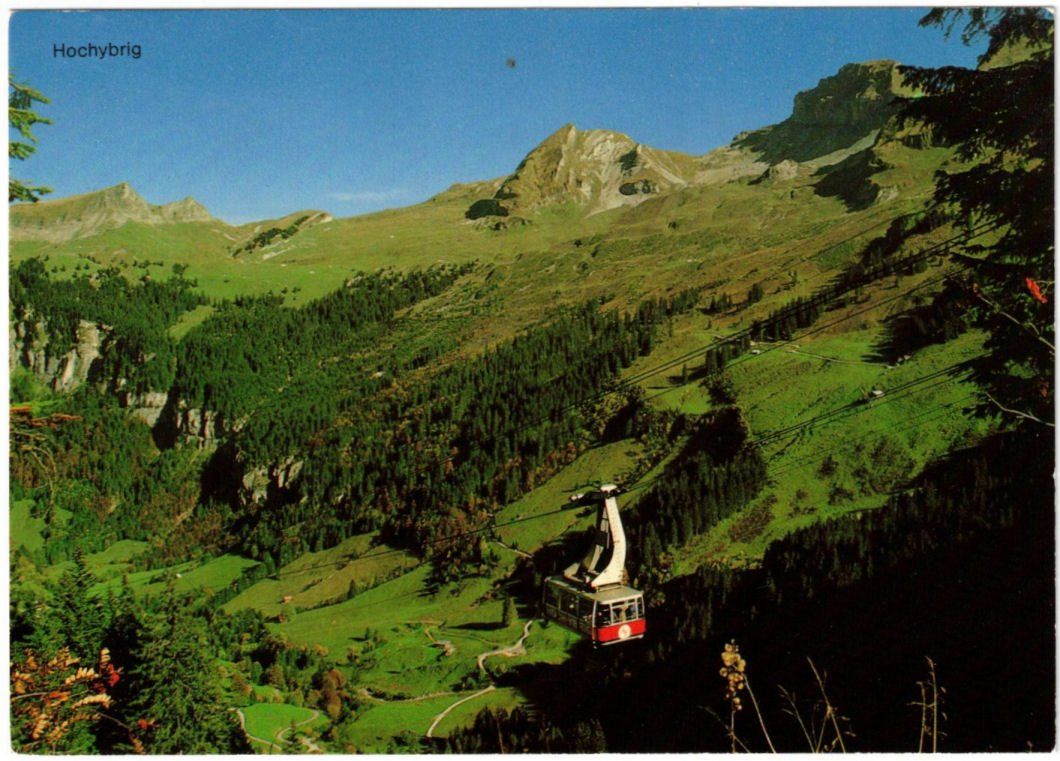 Ansichtskarten: Hoch-Ybrig - Luftseilbahn – Gebraucht aus Binningen von Mountainrider