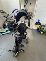 Dreirad mit Schiebestange dunkelblau