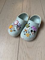 Slippers, Size 26-27, Toddler, Light Blue, With Charms!