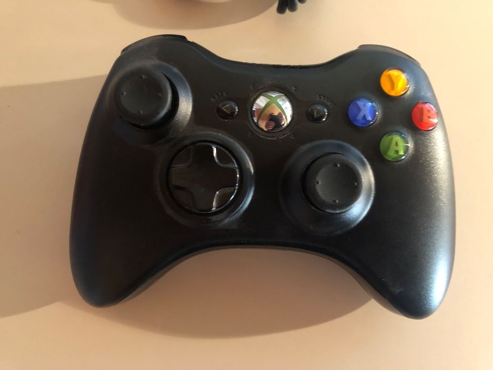 Microsoft wireless game controller + xbox 360 mit kabel | Kaufen auf ...