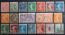 Frankreich Lot mit alten Werten VIII