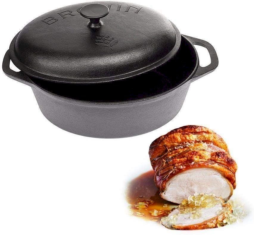 Töpfe: Bräter Gusseisen mit Deckel oval 5,5l – Neu und originalverpackt aus Bottighofen von zaap 2