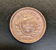 1 Rappen 1924 (Bronze)