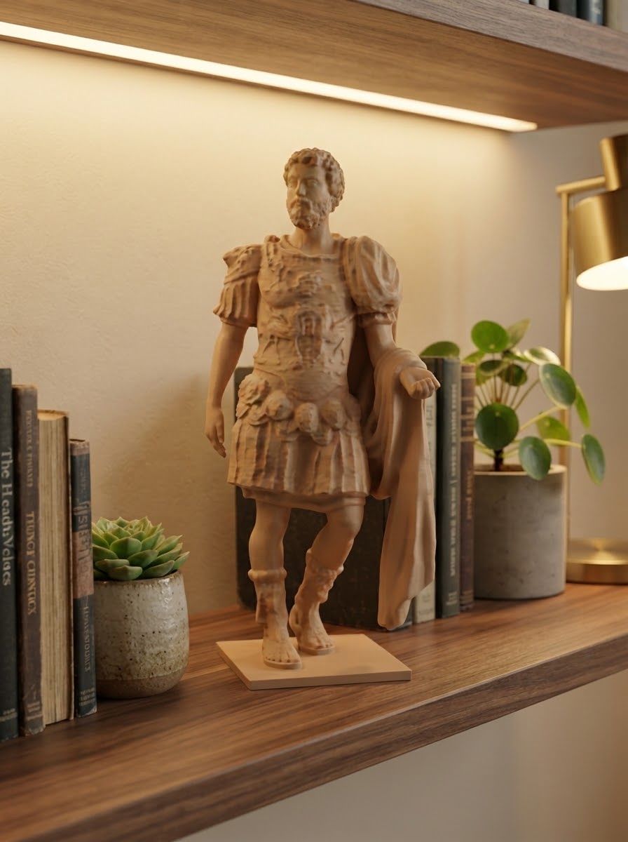 Skulpturen & Statuen: Statue Marc Aurèle 3D 23cm / GRATIS VERSAND  – Neu und originalverpackt aus Genève von Versa3D.ch 1