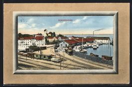 Romanshorn, Teilansicht mit Promenade un