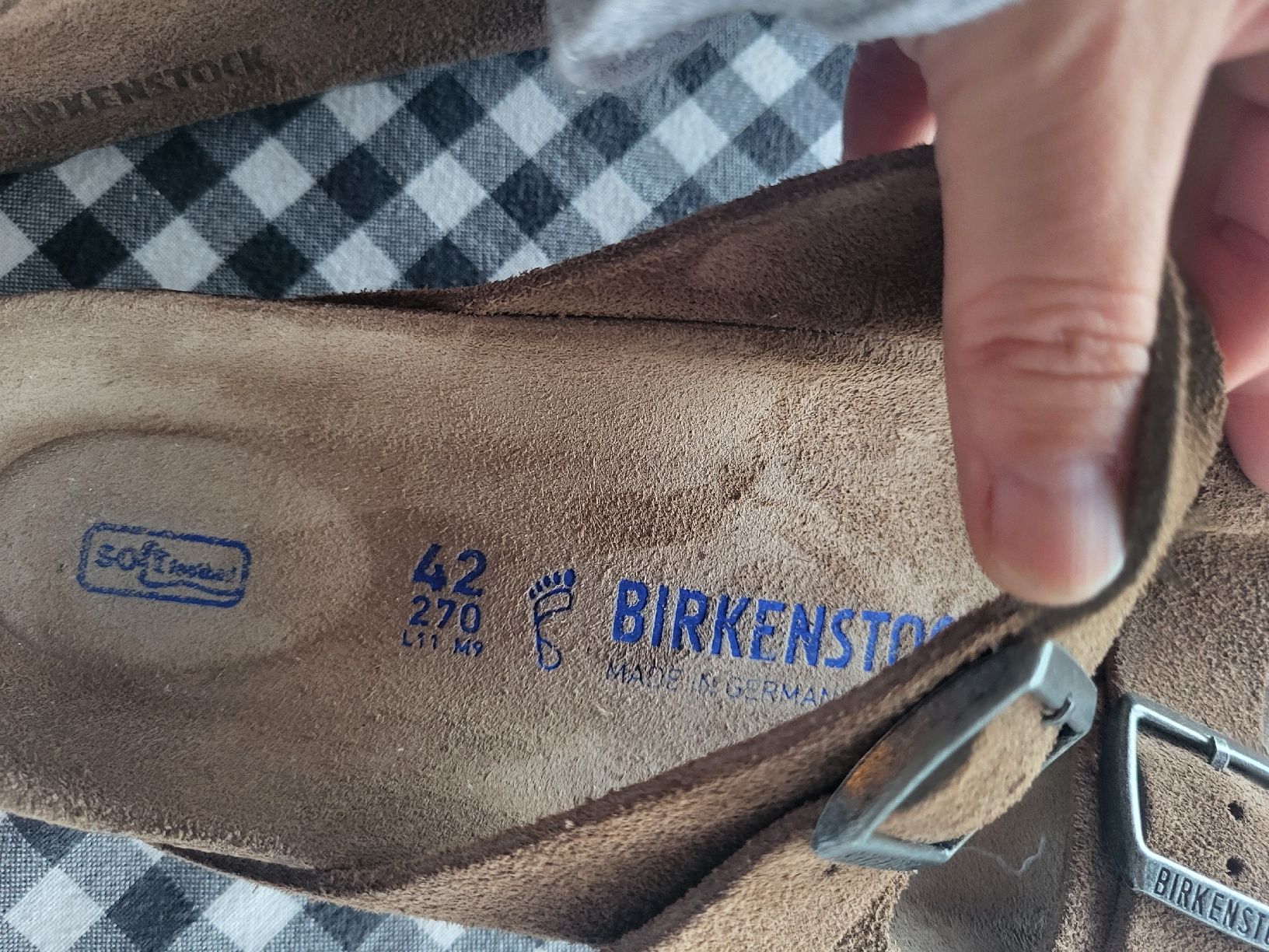Birkenstock Scarpe da uomo: Birkenstock Herren Wildleder – Nuovo (secondo la descrizione) da Münchenbuchsee venduto da muengguleo 1