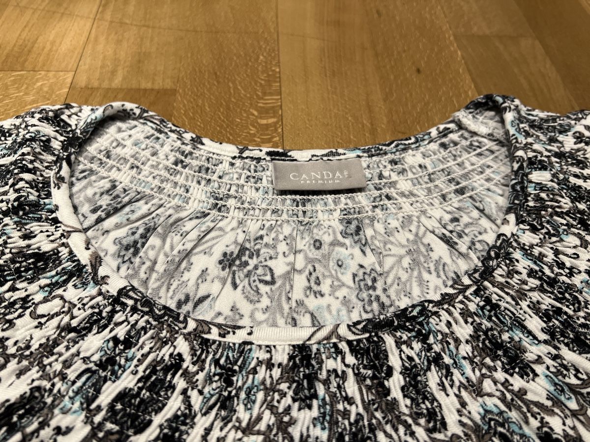C&A T-Shirts: Canda Damen Sommershirt  Gr. L gemustert Vis – Gebraucht aus Münsingen von est_s6vf 2