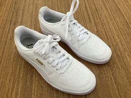 Puma Sneaker weiss mit gold, Gr. 42, NEU