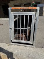 Hundetransportbox Aluminium/Holz Grösse L guter Zustand