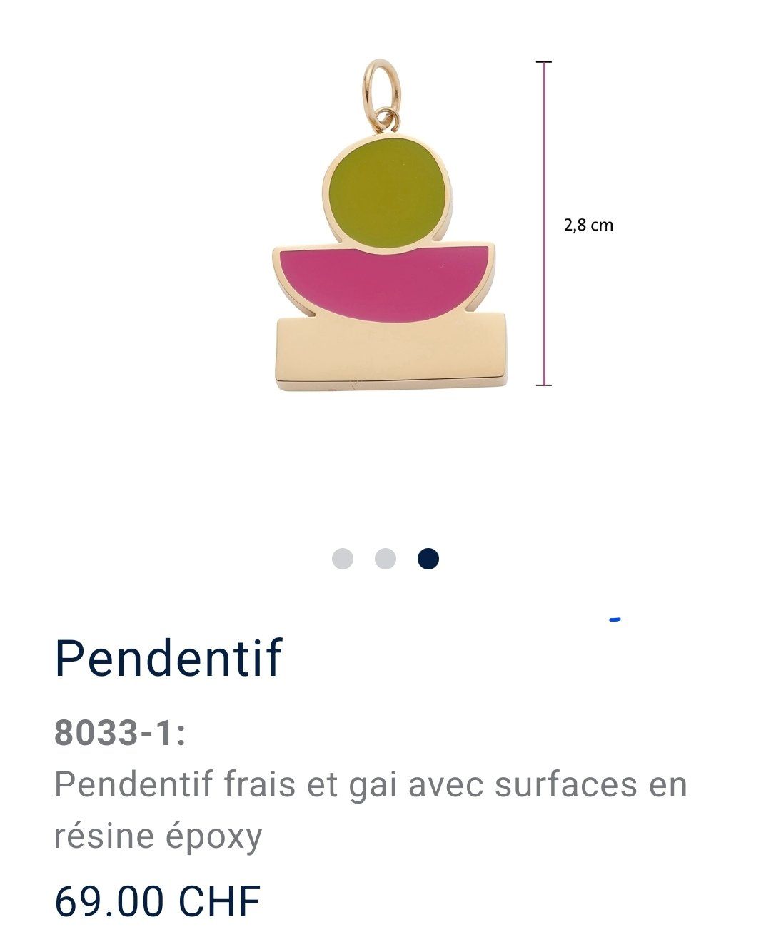 Energetix Anhänger: Pendentif avec surfaces colorées – Neu (gemäss Beschreibung) aus Savigny von Isacefa 3